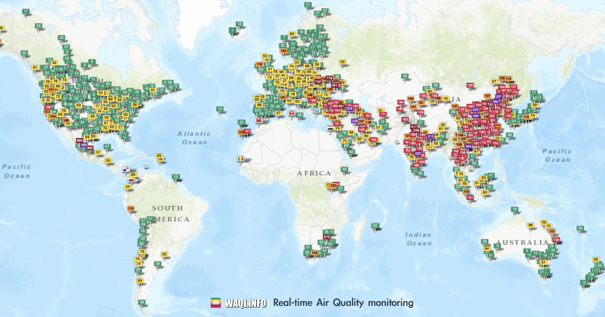 World S Air Pollution Real Time Air Quality Index